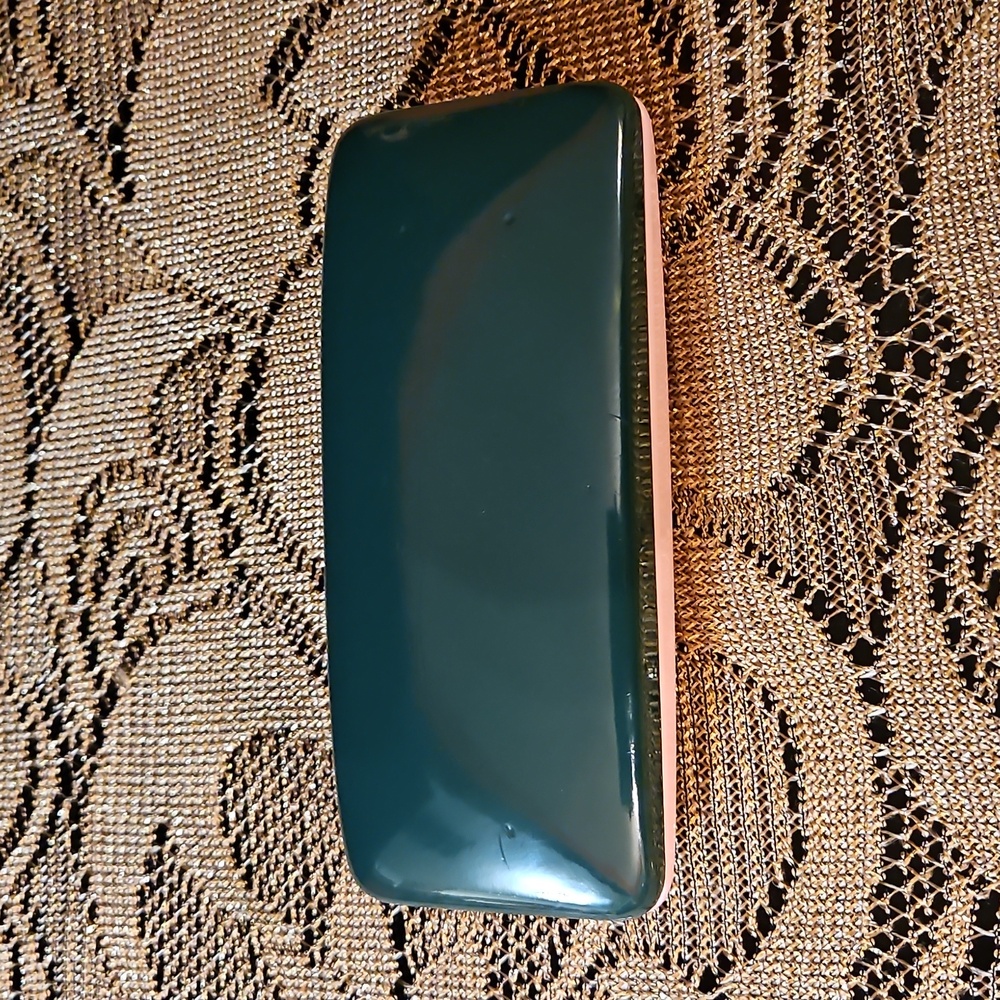Kate Spade Blush Pink and Forest Green Eyeglass Holder - Picture 2 of 4